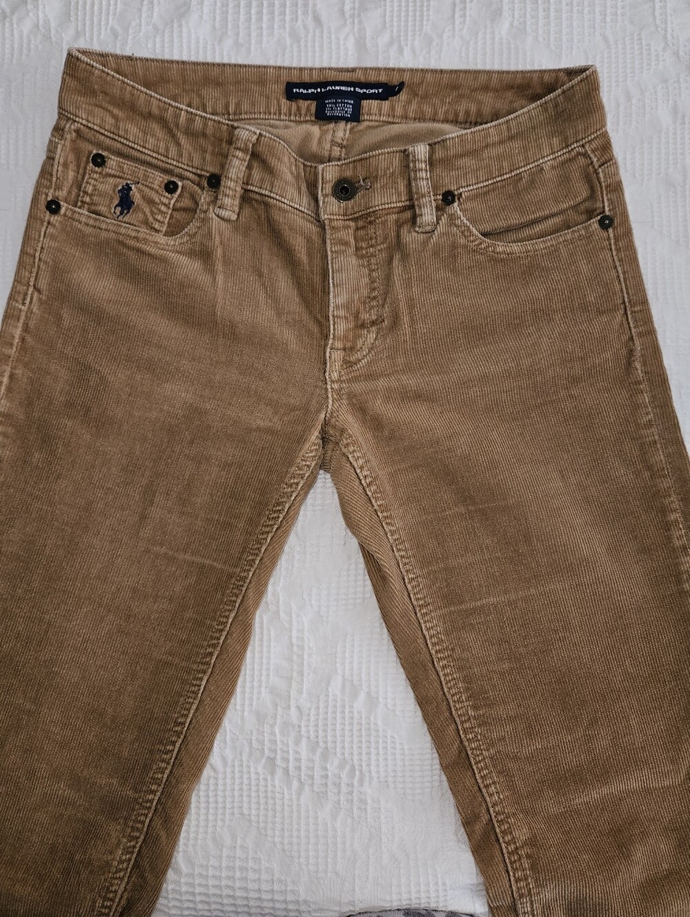 Ralph Lauren Sport Women's Brown Corduroy Pants Size 4